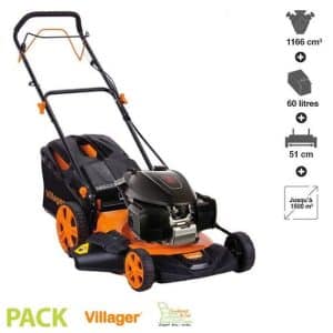 VILLAGER Atlas 5111H – Tondeuse Thermique Honda 50 cm