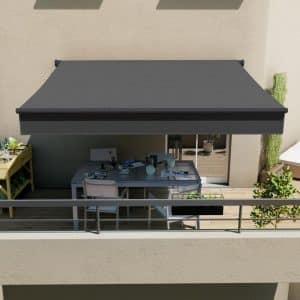 Store banne manuel 3,95 x 3 m Calima gris